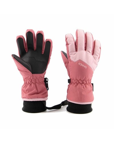 Sinner Phoenix: Women's Pink Ski Gloves - Warm & Waterproof
