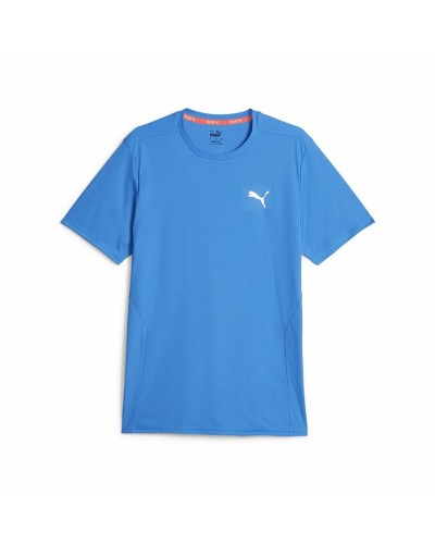 Puma Run Favorite SS : T-shirt Homme Running Bleu Ciel - Respirant
