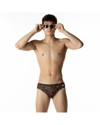 Aquarapid Nix: Costume Uomo Nero, Slip da Bagno Sportivo
