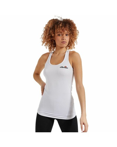Ellesse Curasci: Weißes Sport-T-Shirt Kurzarm - Atmungsaktiv
