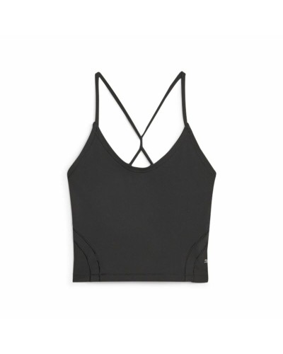 Débardeur Femme Puma Studio Ultrabare Cro Noir - Top Sport Entraînement
