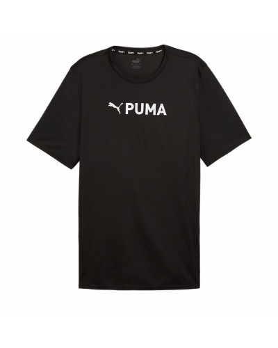 Puma Fit Ultrabreath: Camiseta de Manga Corta para Hombre Negra - Transpirable
