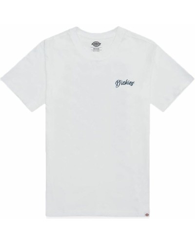 Dickies Dighton: Herren T-Shirt Weiß, Kurzarm - Atmungsaktive Baumwolle
