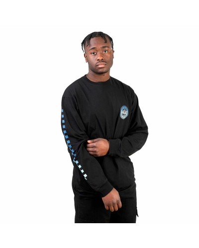 Vans Herren Sweatshirt Schwarz Rundhals - Lässig Sportlich Baumwolle
