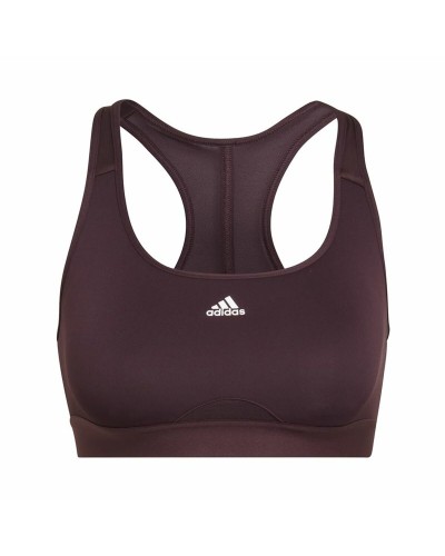 Adidas Powerreact Sujetador Deportivo Mujer - Sujeción Media Morado Oscuro
