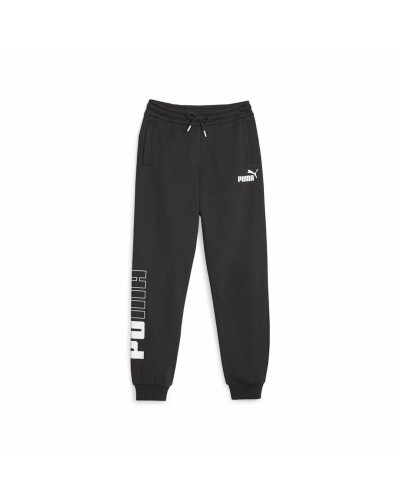 Puma Power Colorblock Jogginghose für Kinder, Schwarz - Sport & Freizeit
