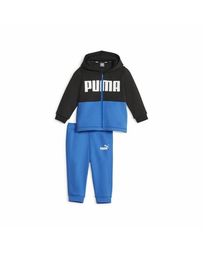 Puma Minicats Women's Colorblock Tracksuit Black - Sports & Leisure
