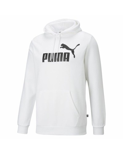 Tröja med huva Herr Puma Ess Big Logo Vit