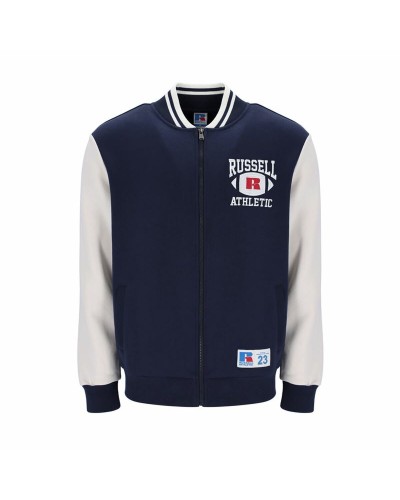 Russell Athletic Bomber Navy - Sportjacke Herren - Ideal für die Freizeit
