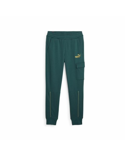 Puma Ess+ Minimal Gold Herrenhose - Baumwollfleece, goldenes Logo, Casual
