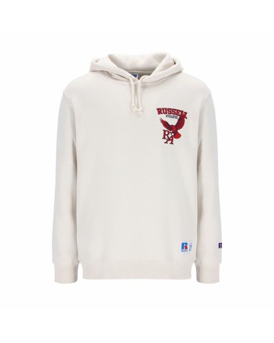 Russell Athletic Sudadera con Capucha Barry Blanca para Hombre - Deportiva e Informal
