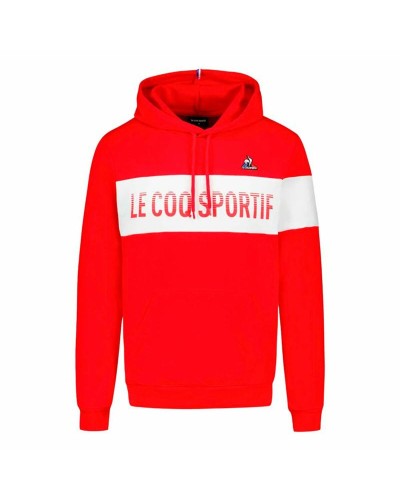 Le Coq Sportif Kapuzenpullover Unisex Rot - Bah N°1 - Sport & Casual
