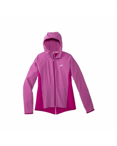 Brooks Canopy Damen Laufjacke - Dunkelrosa, Leicht & Atmungsaktiv
