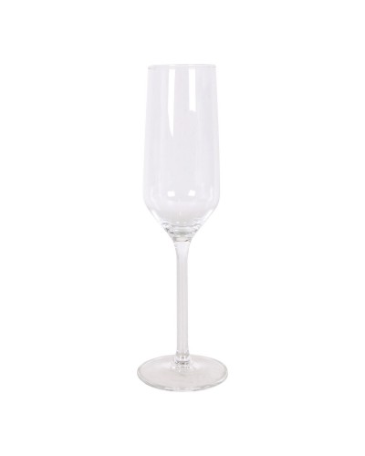 Royal Leerdam Aristo Champagne Glasses in Clear Crystal, Set of 6 (220 ml)
