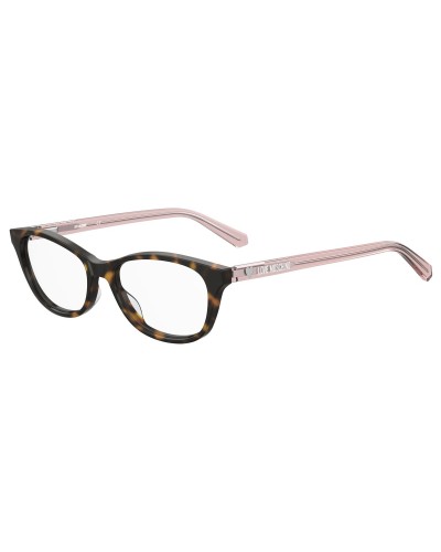 Love Moschino MOL544 Women's Eyeglasses - Ø 49mm - Tortoiseshell Frame
