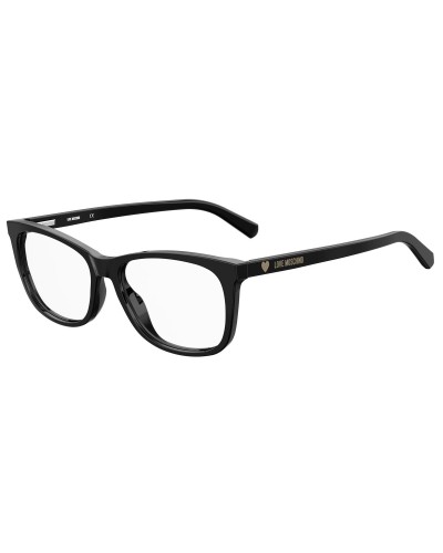 Love Moschino MOL557 Lunettes Femme - Monture Noire, Calibre 54mm
