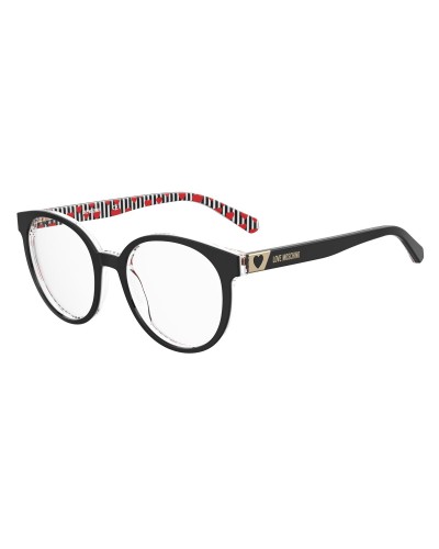 Love Moschino MOL584 Damen Brille - Glänzend Schwarzer Rahmen Ø52 - Elegant & Schick
