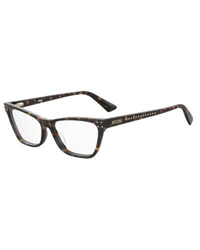 Moschino MOS581 Damenbrille Schildpatt Ø55 - Elegantes Brillengestell
