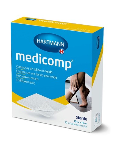 Garze Sterili Hartmann Medicomp 10x10cm - 20pz - Medicazione Ferite
