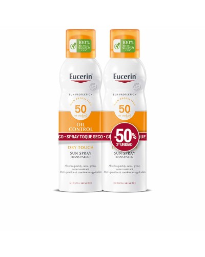 EUCERIN Sensitive Protect Spray Solaire Corps Sec 2x200ml - Haute Protection UV
