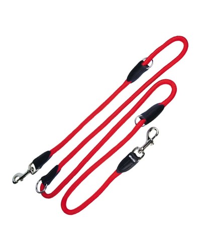 Laisse pour chien Gloria - Longueur 200 cm - Couleur : Rouge
