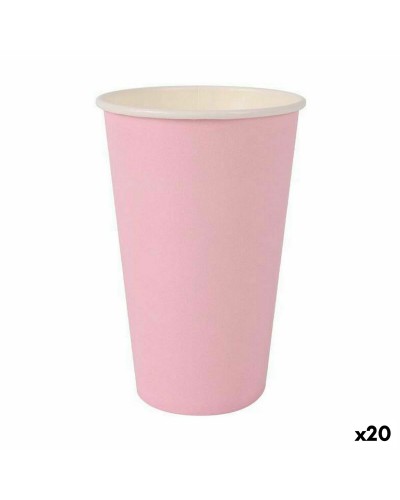 Gobelets Jetables Rose Algon, Lot de 200 (10 Pièces par Paquet, 330 ml)
