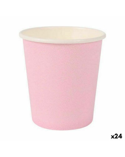 Glasset Algon Engångsanvändning Papp Rosa 20 Delar 120 ml (24 antal)