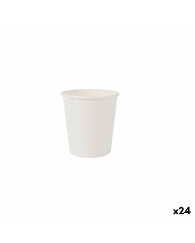 Lasisetti Algon Kertakäyttöinen Kartonki Valkoinen 20 Kappaletta 120 ml (24 osaa)