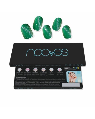 Gel Nail Foils Nooves Cat eye green (20 antal)