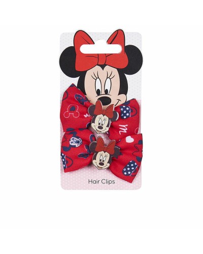 Inca Clips Disney Lazo - Pinzas para el Cabello Rojas Lazo - 2 Unidades
