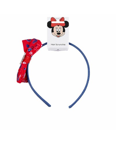 Inca Diadem Ribbon Bow Red - Elegant Women's Hair Hoop
