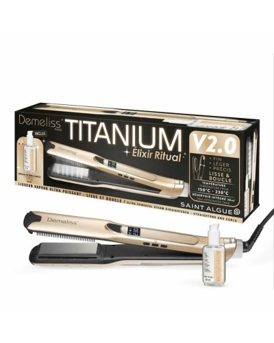 Saint-Algue Demeliss Titanium V2: Hair Straightener Elixir Ritual - Perfect Straightening
