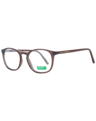 Benetton BEO1037: Herrenbrille Fassung Schwarz, Kaliber 50, Klassischer Stil
