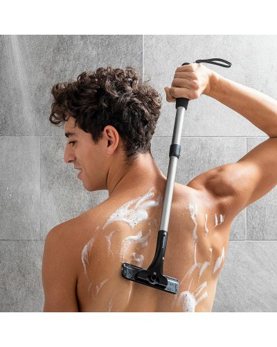 InnovaGoods Rasoir Corporel Manche Long Extensible Aluminium - Dos
