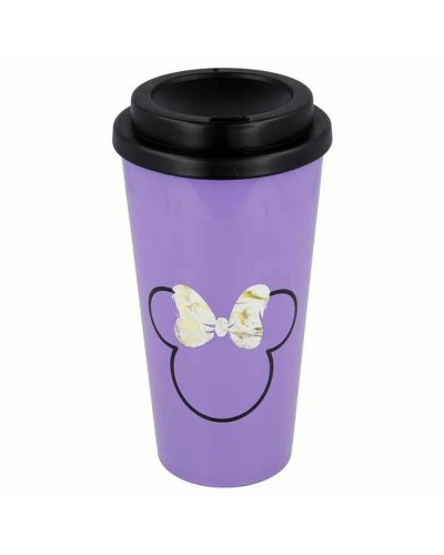 Glas met deksel Minnie Mouse 01049 (520 ml)