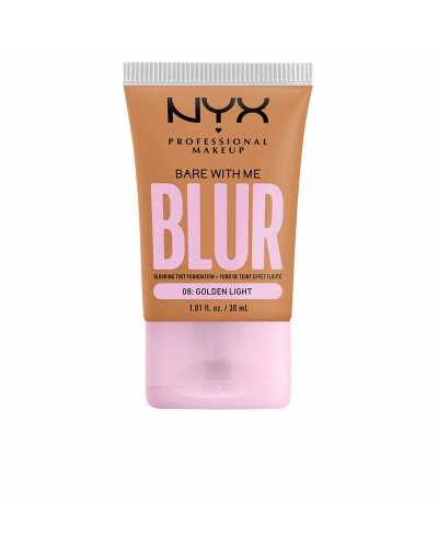 NYX Bare With Me Blur - Flüssige Make-up-Grundlage #08 Golden Light - 30ml - Matt-Effekt
