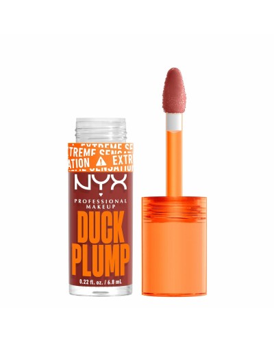 NYX Duck Plump Gloss à Lèvres - Brick of Time - Effet Volumateur - 6.8ml
