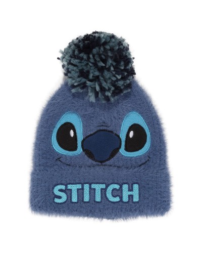 Hatt Stitch Fluffy Pom Beanie