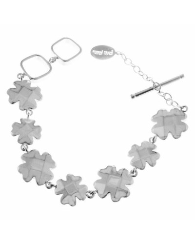 Folli Follie Pulsera de Mujer Plata 21cm - Elegante Joya de Moda
