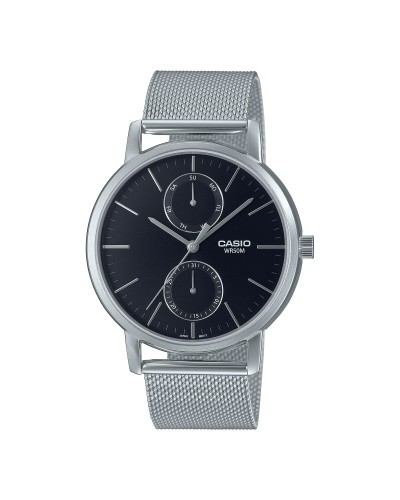 Casio MTP-B310M-1AVEF: Unisex-Uhr Edelstahl Schwarz - Stil und Haltbarkeit
