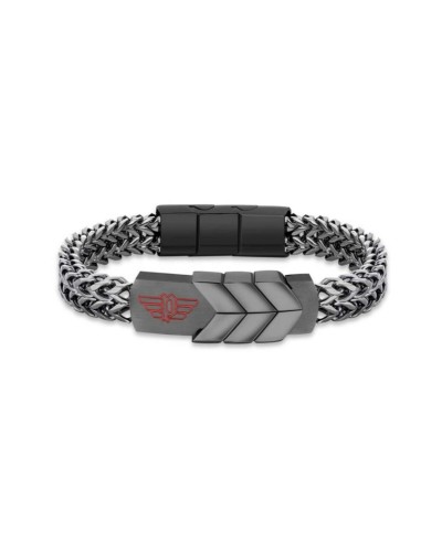 Police Men's Bracelet Black Steel Milan Mesh Size S PEAGB2120344
