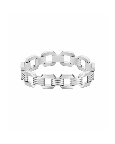 Police Bracciale Uomo Acciaio Nero Maglia Milano L (21cm)
