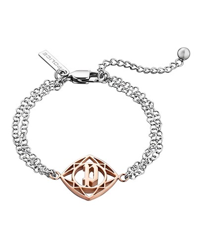 Police Bracelet Femme PJ25598BSSRG.04 Acier Rosé - 25cm
