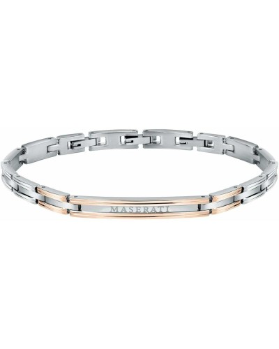Bracciale Uomo Maserati JM420ATK05, Acciaio Nero, 22cm - Elegante