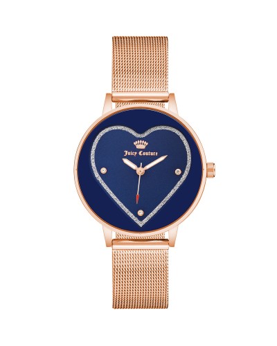 Juicy Couture Montre Femme JC1240NVRG - Cadran Or Rose, Ø 38mm
