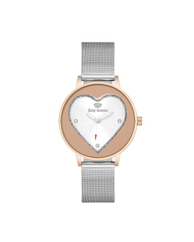Juicy Couture Montre Femme JC1241SVRT - Argent, Ø 38mm - Style Mode
