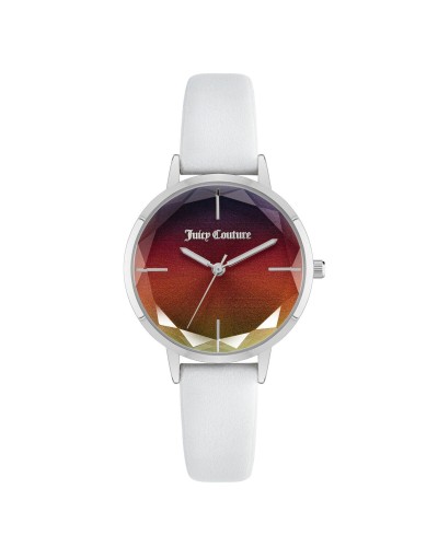 Juicy Couture JC1327RBWT : Montre Femme Ø34mm - Blanc & Or Rose - Élégante
