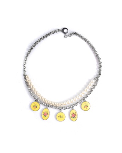 Damhalsband Victorio & Lucchino VJ0149C0WH 51 cm