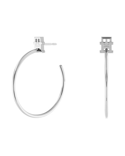 Tommy Hilfiger Boucles d'Oreilles Femme Acier Inoxydable 3cm - Élégantes & Raffinées
