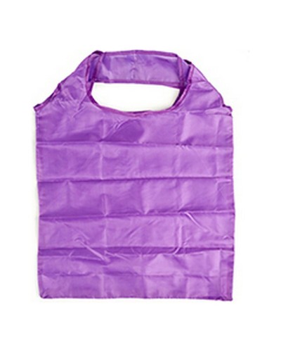 Sac Pliable Réutilisable 42x40cm - Violet Clair, Rose Foncé

